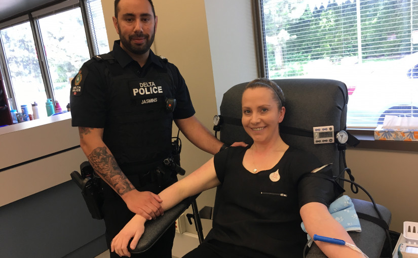 三角洲警察獲輸血保命  鼓勵公眾踴躍捐血