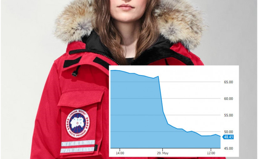 【更新】收入預測遜預期 加拿大鵝股價崩瀉31％