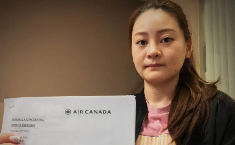 華裔女子網上購「平宜」機票  被加航列黑名單兼追討近2萬元