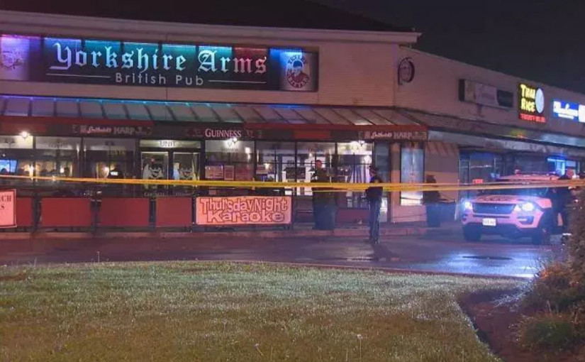 酒吧內觀球賽   門外有人開槍1漢中彈危殆