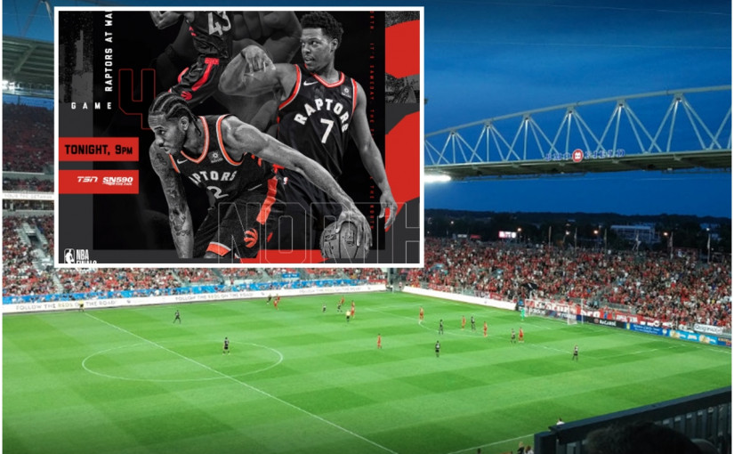 猛龍球迷除侏羅紀公園  還有更大地方觀戰