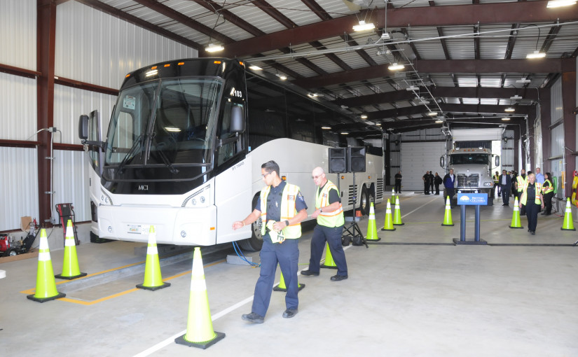 大型商用車輛檢查站三角洲落成