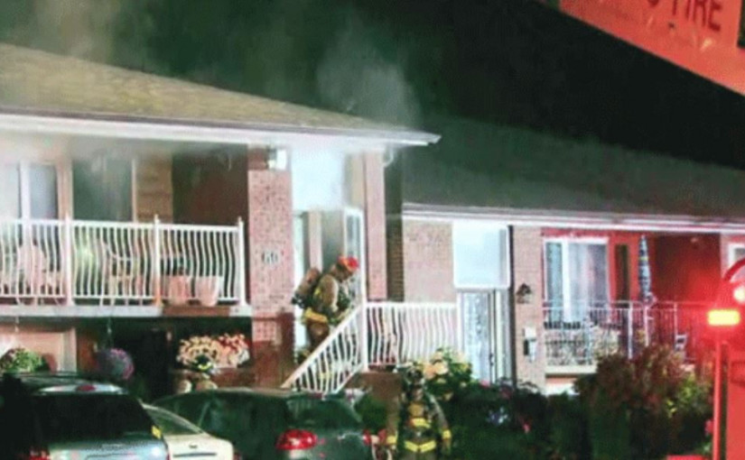 北約克半獨立屋二級火 燒毀地庫2人送醫