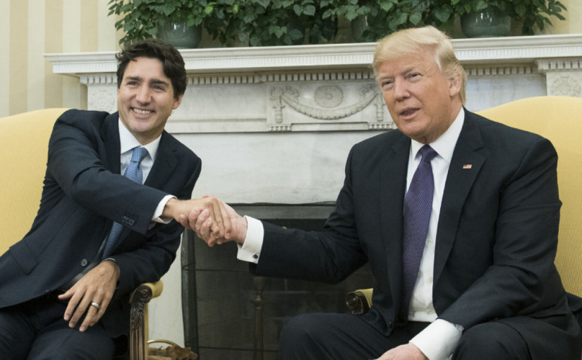 特朗普祝福加拿大  稱美加兩國有著最重要的關係