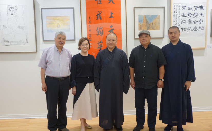 「天竺寫生巡迴展」13日在溫哥華國際畫廊舉行