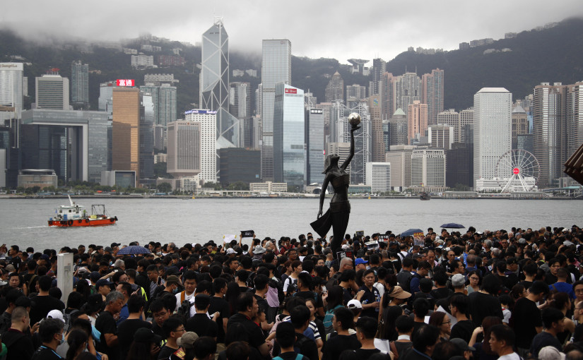 【逃犯條例】反修例「遍地開花」  示威者逼爆尖東