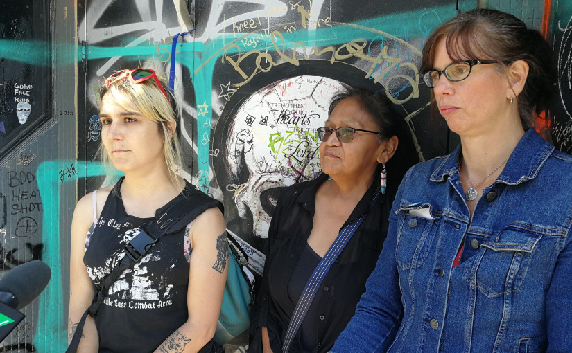 溫市中心東端人士抗議市府駁回兩酒店發展動議