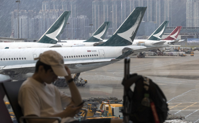 香港機場停運  加港兩地航班勢受影響