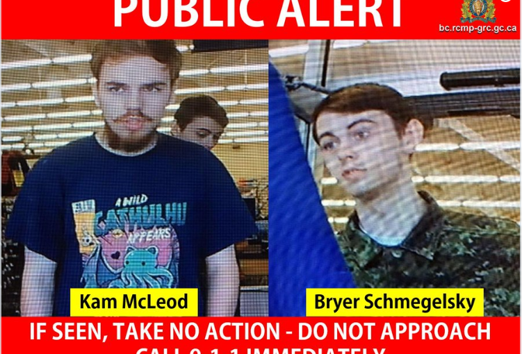 【更新】追捕卑詩兩殺人嫌犯  騎警開始進行水底搜索