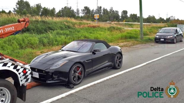 名貴跑車以時速173公里行駛 三角洲警方扣車開罰單