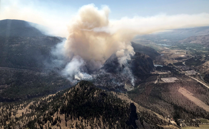 卑詩內陸山火擴至900公頃，監獄或須遷移囚犯