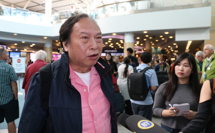 香港被取消航班乘客周二終於抵溫