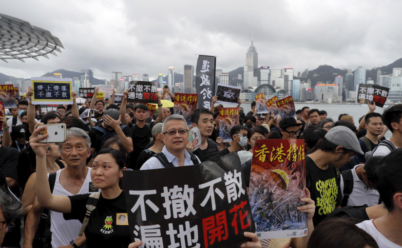 一些中國內地網友通過Telegram支持香港抗議者