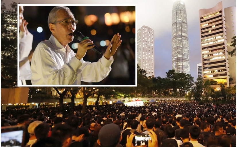 4萬人出席公務員反修例集會  王永平稱公僕以個人身份作政治表態絕對合法