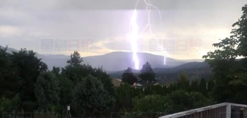 加拿大環境部預警：卑詩南部將發生強雷暴