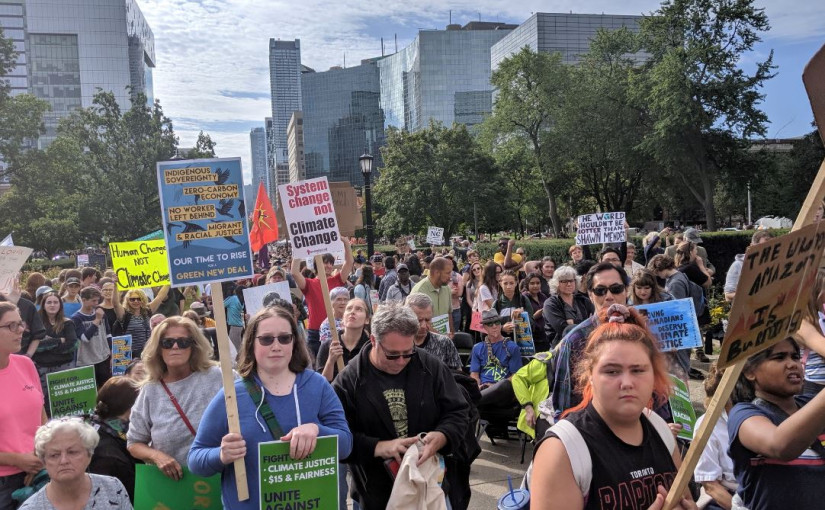 抗議氣候變化集會中午舉行 預期數千人參與