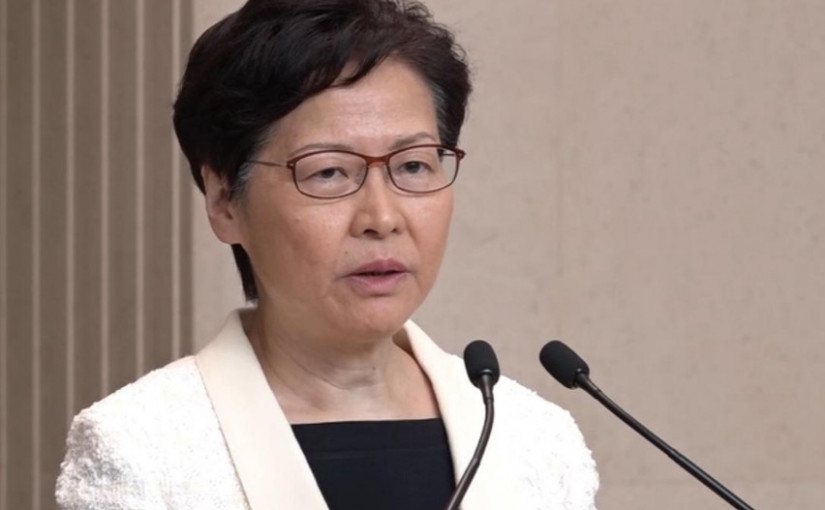 林鄭：從無向中央請辭  誰違法用暴力會一視同仁處理不偏私