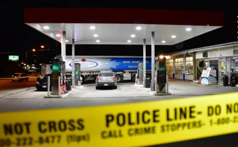 北約克油站兇殺案 1人死亡 疑犯被捕