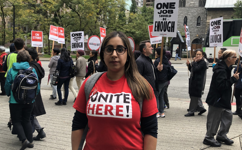 溫哥華的喬治亞酒店員工展開無限期工業行動