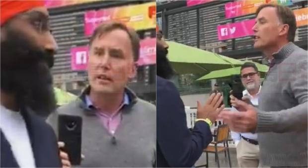 【有片】仇恨穆斯林者挑釁   不是穆斯林的他勇敢反擊