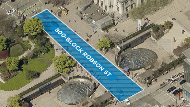 溫哥華市中心洛遜廣場將封閉