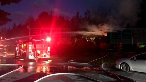 卑詩安莫爾房屋火警