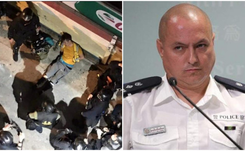 被指後巷毆打「守護孩子」義工  警方認有腳踢「黃色物體」