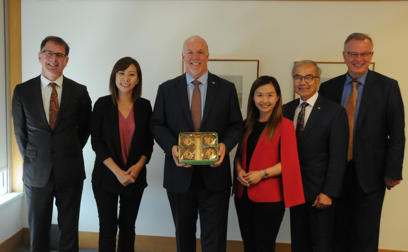 卑詩省府爭取明年年初組團訪問中國