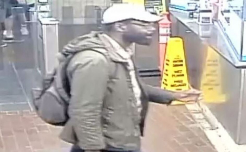 警方尋找涉嫌地鐵性侵婦女黑人男子