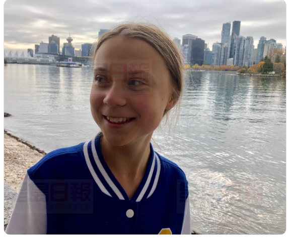 瑞典環保少女通貝里抵達溫哥華