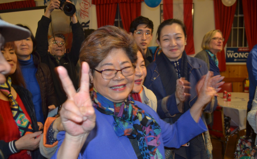 黃陳小萍連續第四次當選列治文中選區國會議員