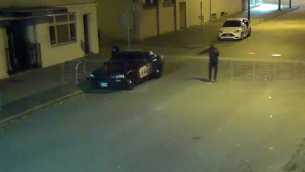 溫哥華警車遭破壞 警正緝疑犯