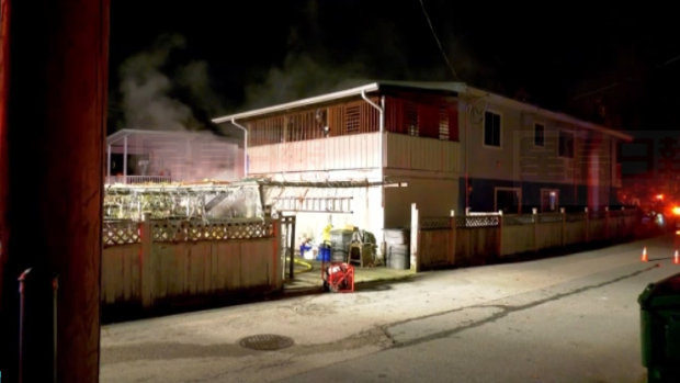 溫哥華東區房屋二級火 居民急逃生