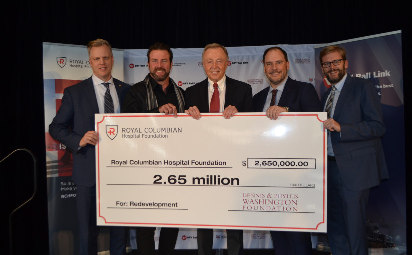 皇家哥倫比亞醫院重新發展計劃獲贈265萬元
