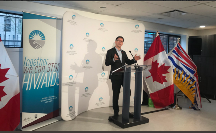 卑詩省新感染愛滋病毒個案持續下跌