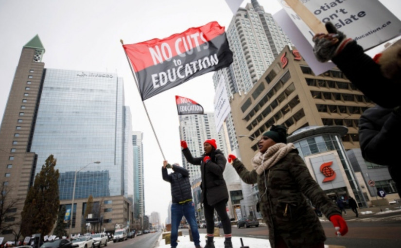 安省多個校區再有中學教師罷工1天