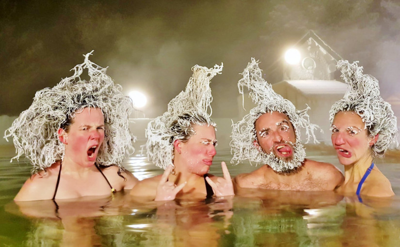 【多圖】-40℃酷寒温泉記趣  加國結冰髮型大比拼