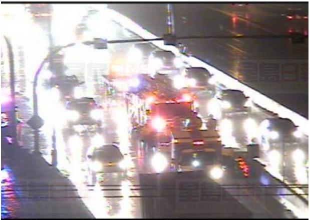 列治文馬西隧道交通意外 交通嚴重擠塞