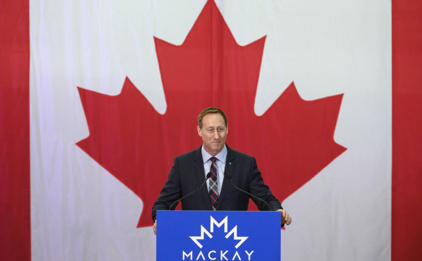 馬逵正式宣布參選聯邦保守黨黨領