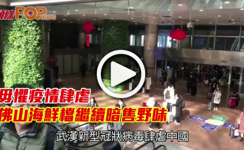 毋懼疫情肆虐     佛山海鮮店暗售野味