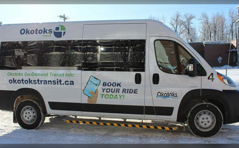 Okotoks公共交通運輸實行送貨服務