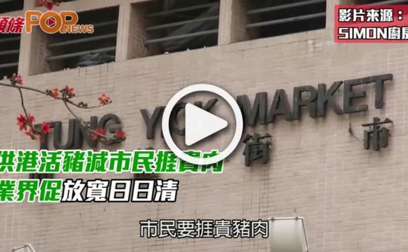 供港活豬減市民捱貴肉  業界促放寬日日清