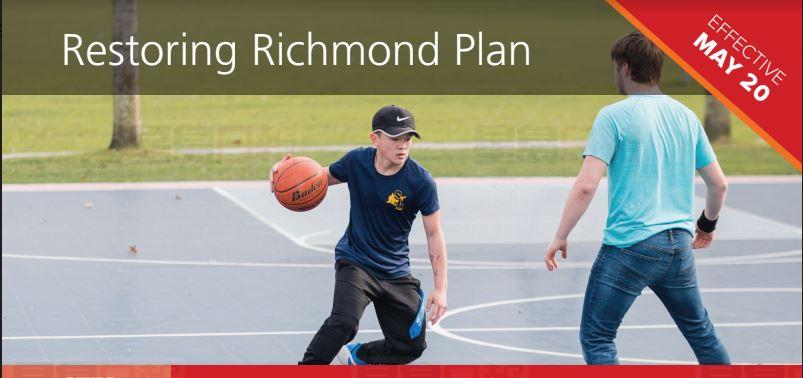 列治文部分戶外公園設施重新開放