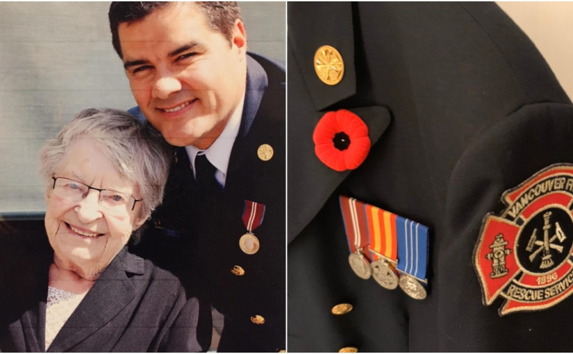 溫哥華消防局長的制服和勳章遭人偷走