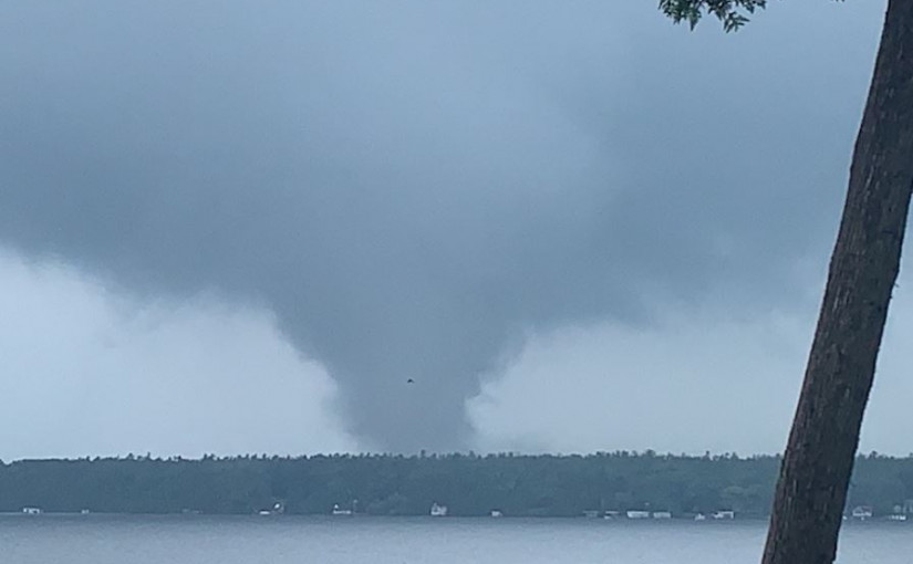 安省周二1小時內至少被1個龍捲風吹襲
