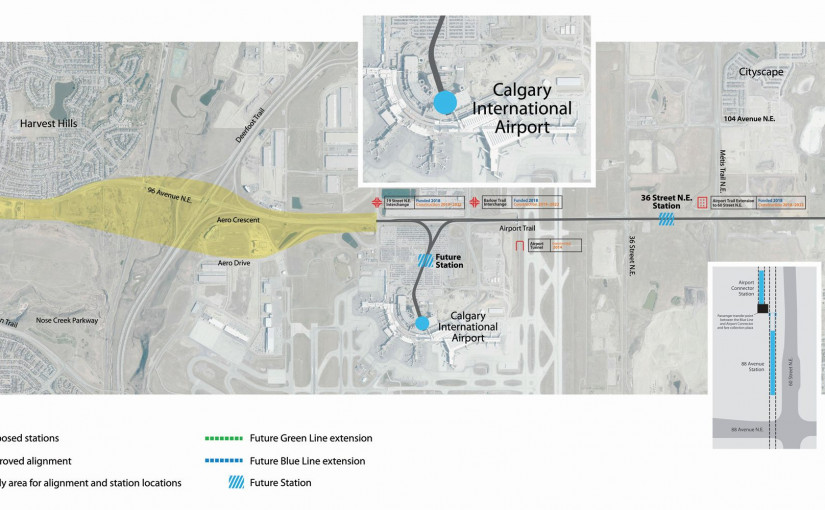 卡城市議會正討論延伸輕軌至機場的項目