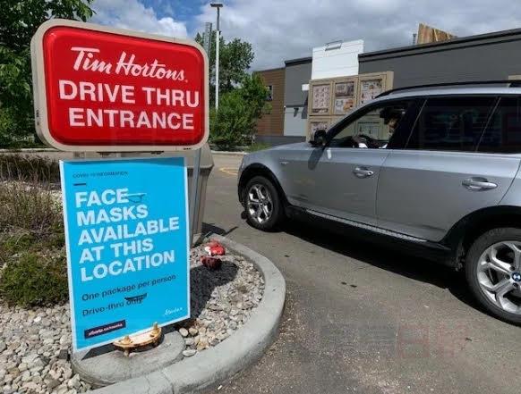 亞省已開始免費派發非醫療口罩