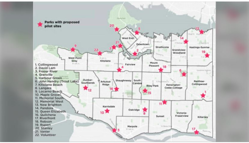 溫哥華公園局周一晚表決試驗計劃 是否讓市民在22個公園內飲酒