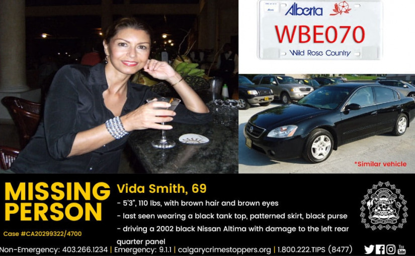 卡城警方希望找到曾與失踪女子會面的男子