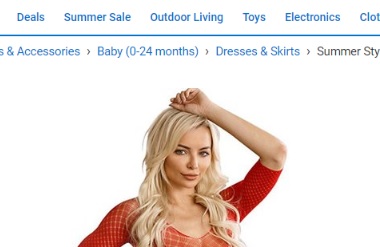 沃爾瑪網站兒童區列不當產品與圖片 家長籲加強檢查